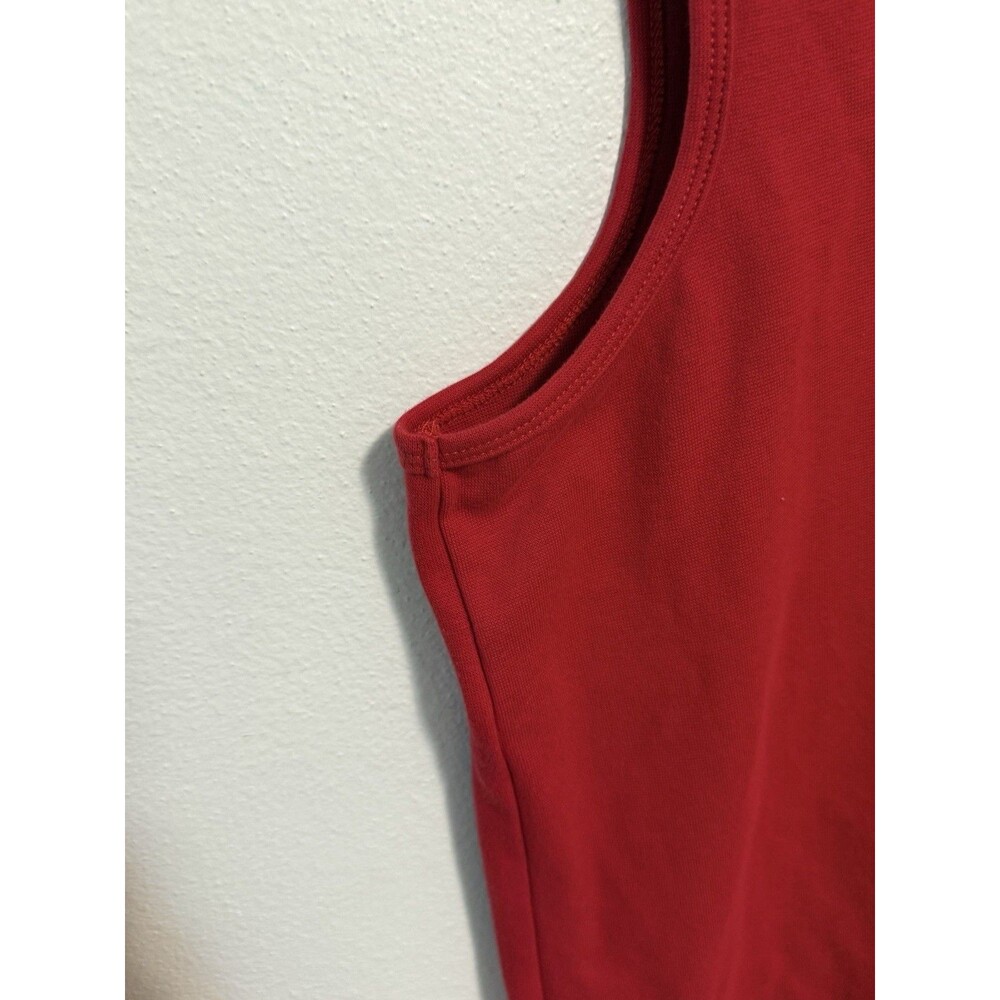 Christine Alexander Red Rhinestone Embellished Blouses Y2K Vintage Style Size XL - Picture 6 of 16